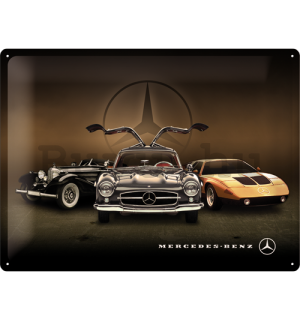Fémtáblák: Mercedes-Benz (3 autó) - 30x40 cm