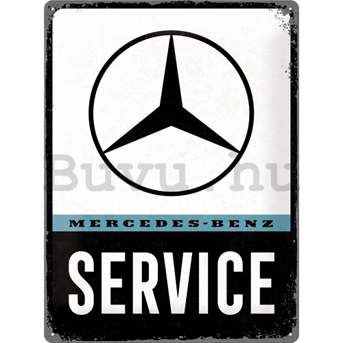 Fémtáblák: Mercedes-Benz Service - 40x30 cm