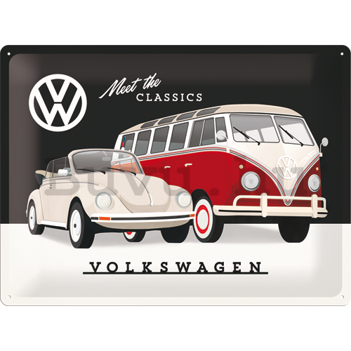 Fémtáblák: Volkswagen (Meet the Classic) - 30x40 cm