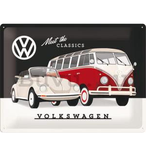Fémtáblák: Volkswagen (Meet the Classic) - 30x40 cm