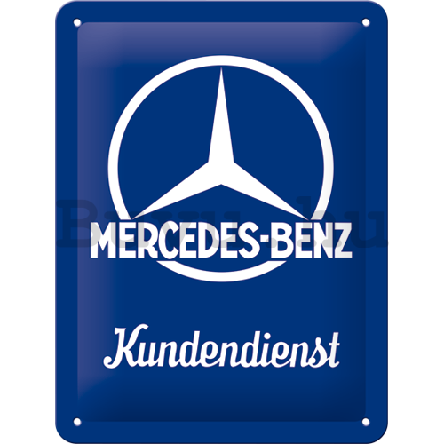Fémtáblák: Mercedes-Benz (Kundendienst) - 20x15 cm