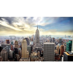 Vlies fotótapéta: Manhattan nézete - 104x152,5 cm