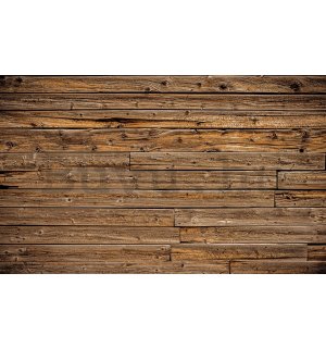 Vlies fotótapéta: Fából készült fal - 254x368 cm