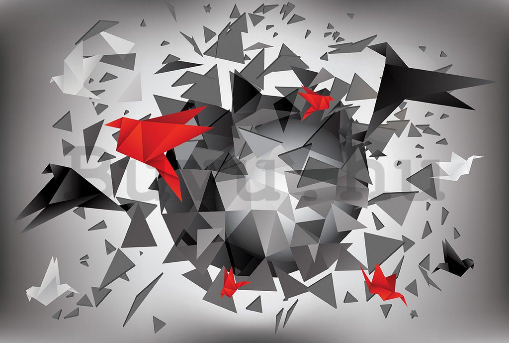 Fotótapéta: Origami Absztrakció (1) - 254x368 cm