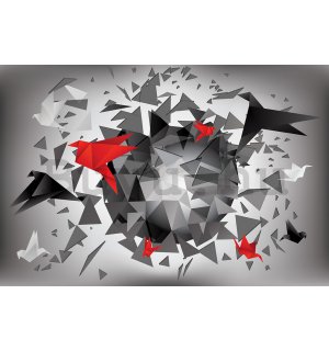 Fotótapéta: Origami Absztrakció (1) - 254x368 cm