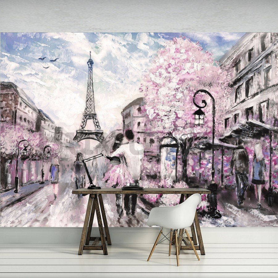 Fotótapéta: Párizs (festett) - 184x254 cm