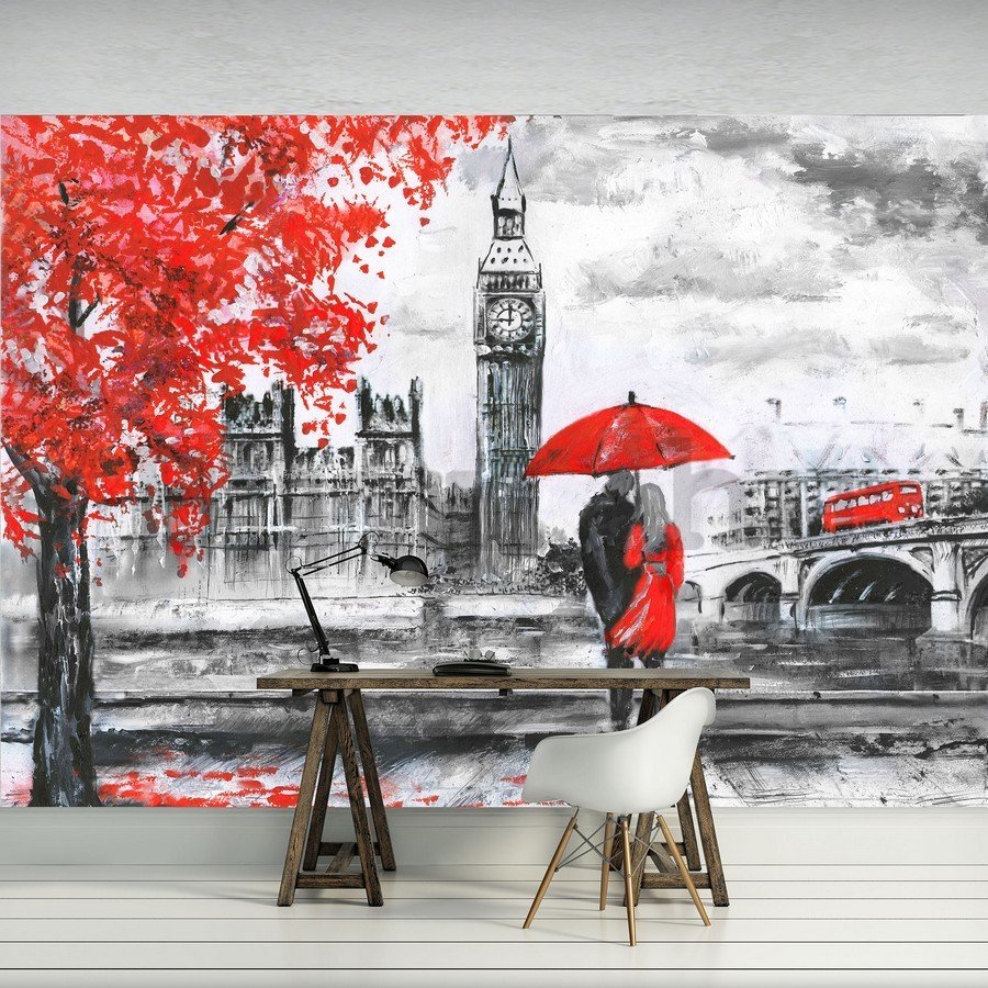 Fotótapéta: London (festett) - 184x254 cm