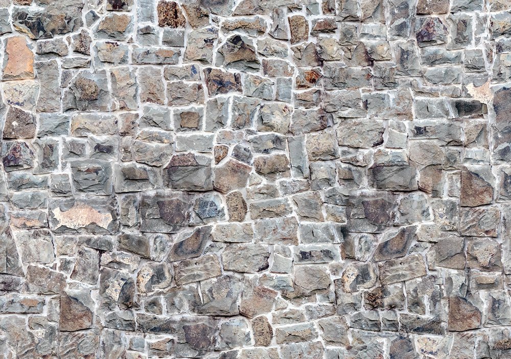 Fotótapéta: Kőfal (7) - 184x254 cm