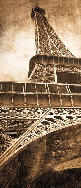 Fotótapéta: Eiffel-torony (3) - 211x91 cm