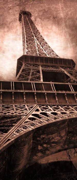 Öntapadós fotótapéta: Eiffel-torony (4) - 221x91 cm
