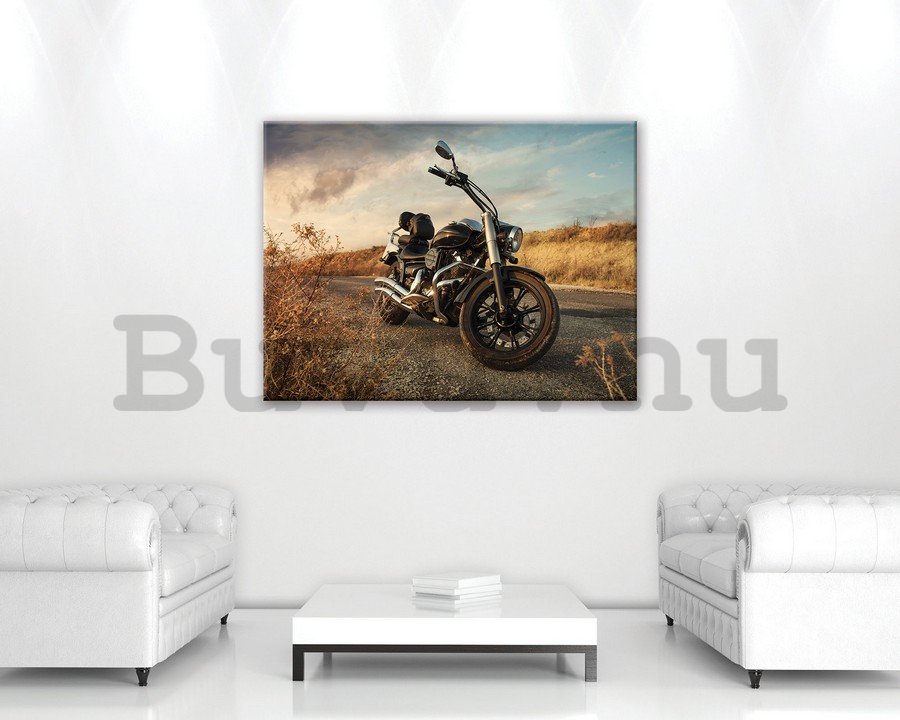 Vászonkép: Motorkerékpár (1) - 75x100 cm