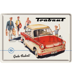 Fém képeslap - Trabant (1)