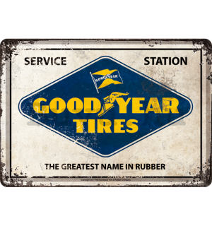 Fém képeslap - Good Year Tires