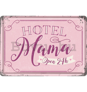 Fém képeslap - Hotel Mama