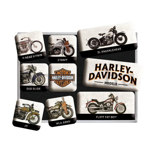 Mágnes készlet - Harley-Davidson (Models)