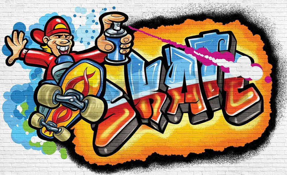 Fotótapéta: Skate graffiti - 254x368 cm