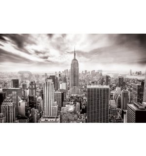 Vlies fotótapéta: New York látképe (feket - 254x368 cm