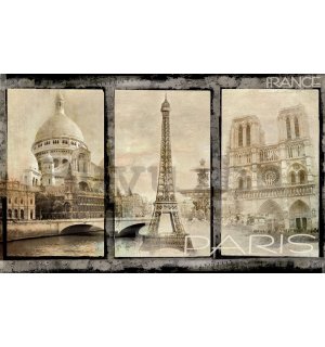 Vlies fotótapéta: Párizs (nevezetességek) - 184x254 cm