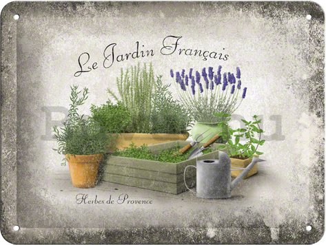 Fémplakát – Jardin Francais