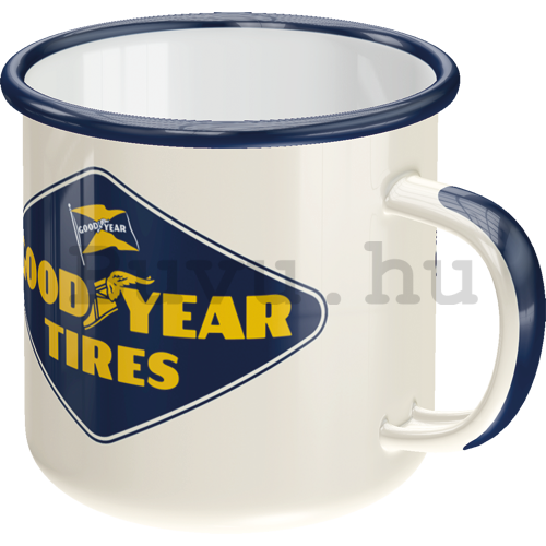 Bádog bögre - Good Year Tires