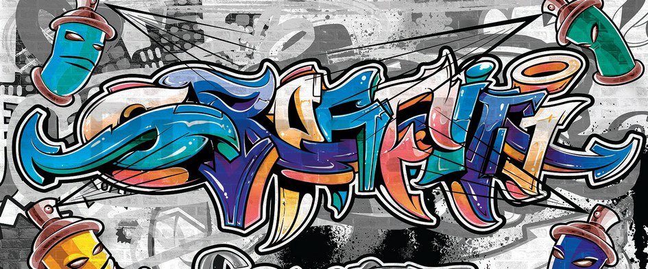 Fotótapéta: Graffiti (9) - 104x250 cm
