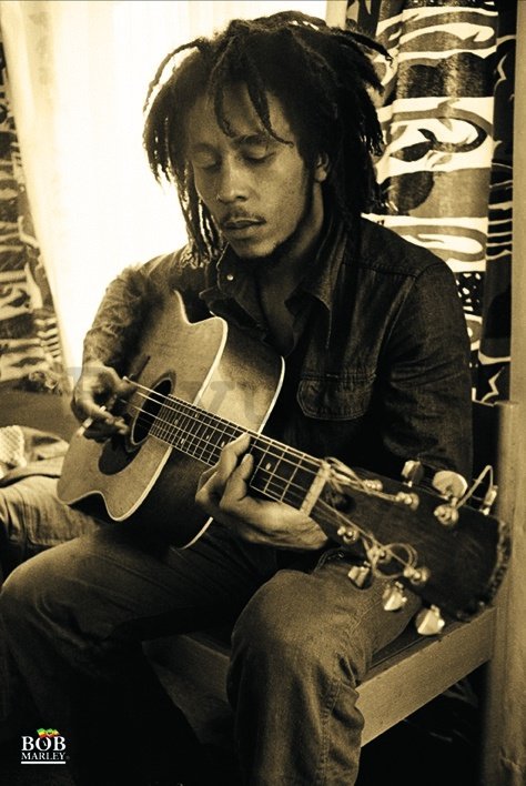 Plakát - Bob Marley (Sepia)