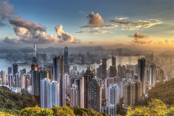 Plakát - Hong Kong (Victoria Peak)