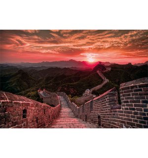 Plakát - Kínai nagy fal (napnyugta)