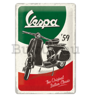 Fémtáblák: Vespa The Italian Classic - 30x20 cm