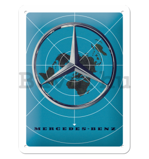 Fémtáblák: Mercedes-Benz (Map) - 15x20 cm