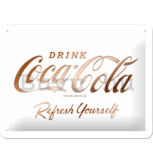 Fémtáblák: Coca-Cola Refresh Yourself - 15x20 cm