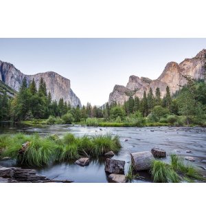 Vlies fotótapéta: Yosemite Valley - 184x254 cm