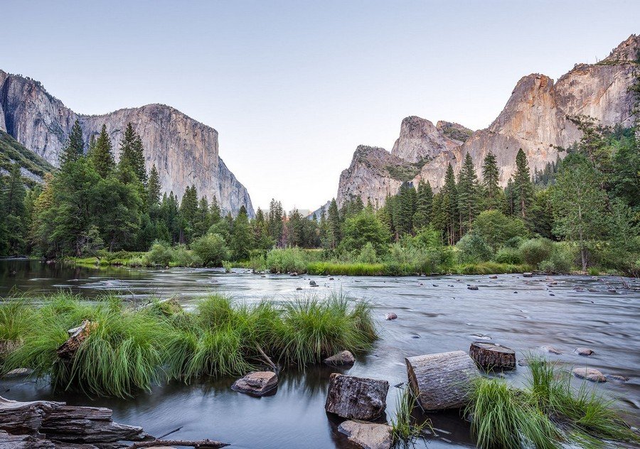 Vlies fotótapéta: Yosemite Valley - 254x368 cm
