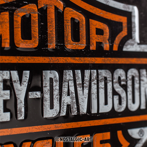 Fémtáblák: Harley-Davidson Parking Only - 30x20 cm