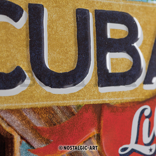 Fémtáblák: Cuba Libre - 40x30 cm