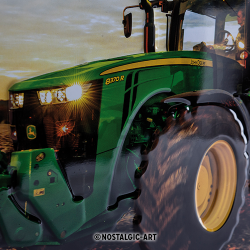 Fémtáblák: John Deere (Traktor) - 40x30 cm