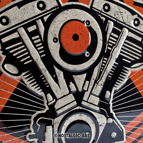 Fémplakát - Harley-Davidson (Wild at Heart)