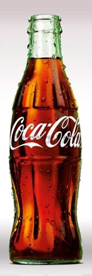 Plakát - Coca-Cola contour bottle