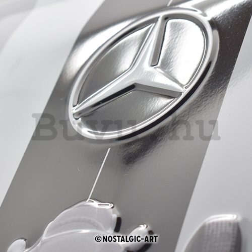 Fémtáblák: Mercedes-Benz Silver Arrow - 30x20 cm