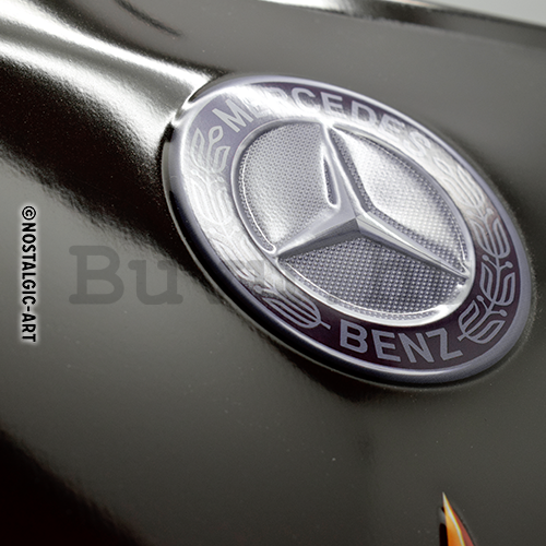 Fémtáblák: Mercedes-Benz (logók) - 30x40 cm