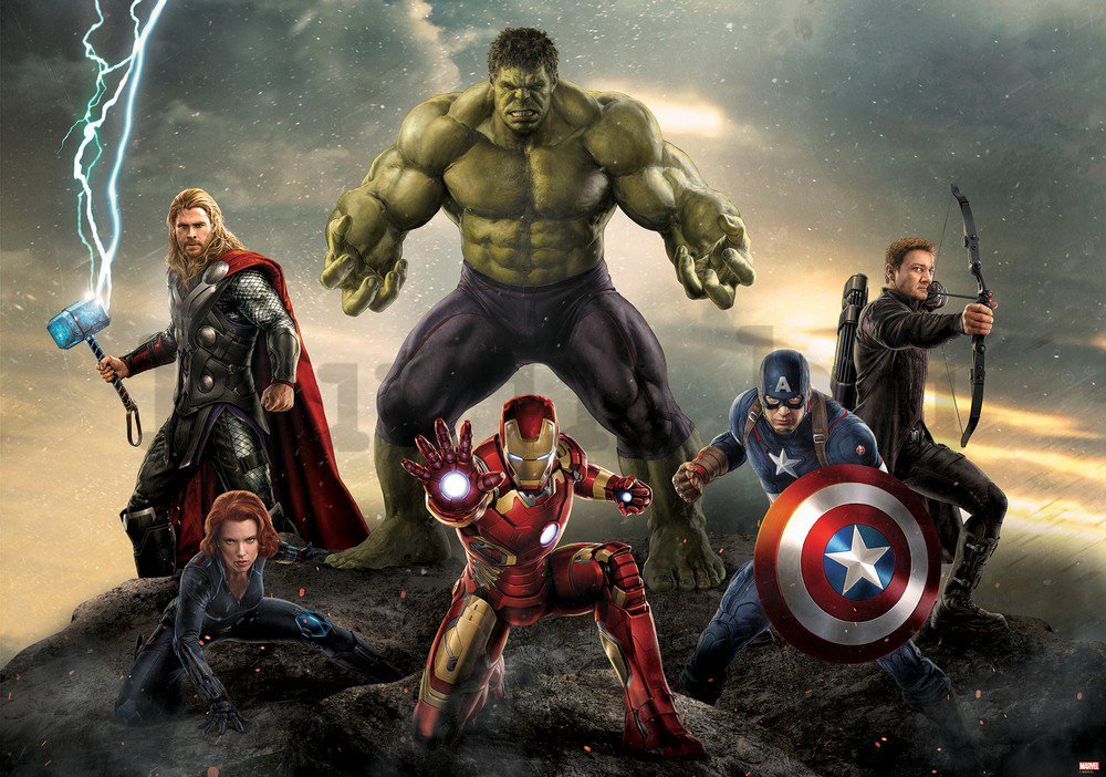 Fotótapéta: Avengers (5) - 104x152,5 cm
