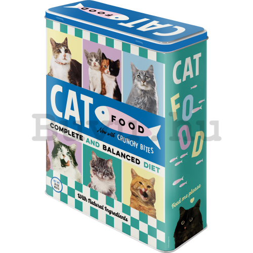  Fémdoboz XL - Cat Food (2)