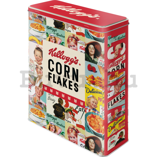  Fémdoboz XL - Kellogg's Corn Flakes (Collage)