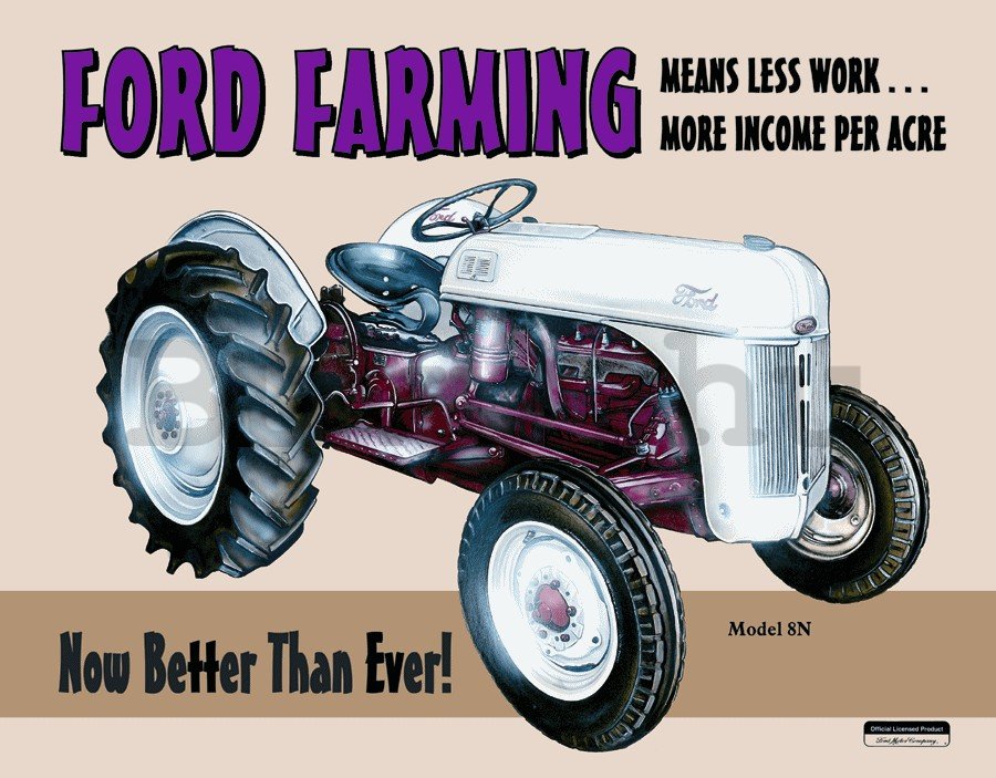 Fémplakát - Ford Farming 8N