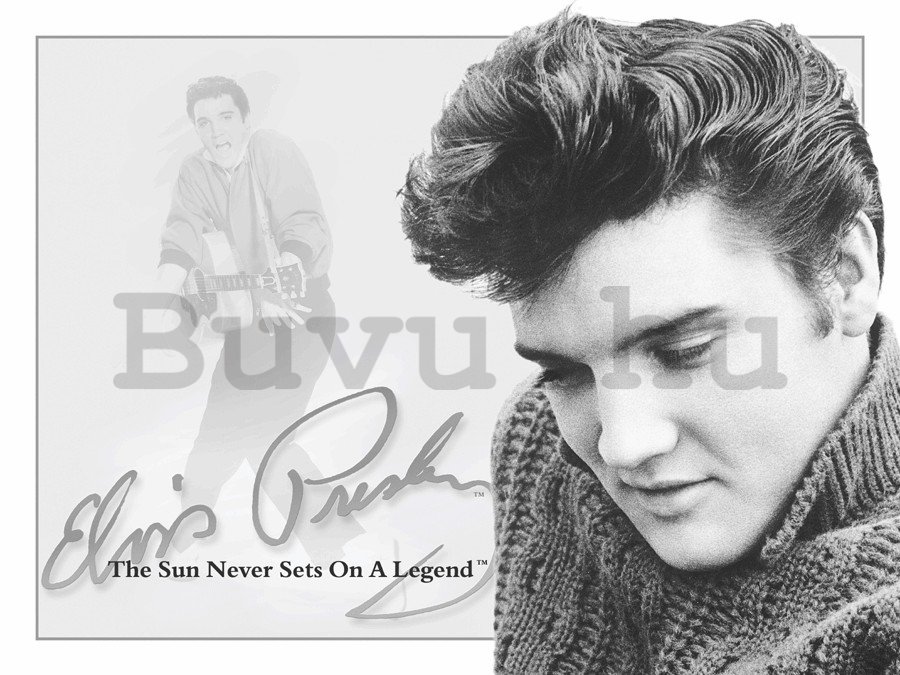 Fémplakát - Elvis Presley (The Sun Never Sets on a Legend)