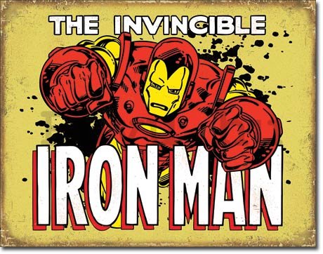Fémplakát - The Invincible Iron Man (2)