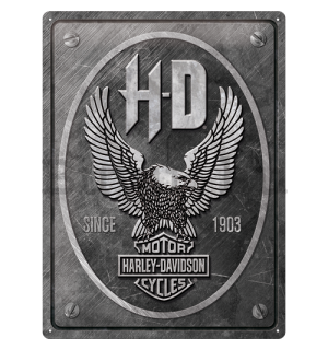 Fémtáblák: Harley-Davidson (Metal Eagle) - 40x30 cm