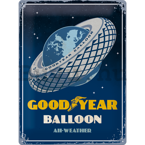 Fémtáblák: Goodyear (Balloon Tire) - 40x30 cm