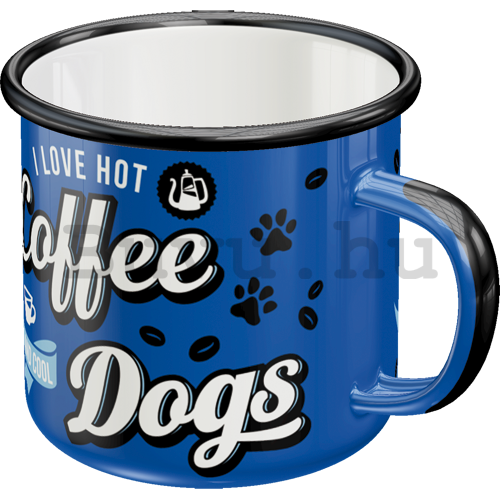 Bádog bögre - Coffee Dogs