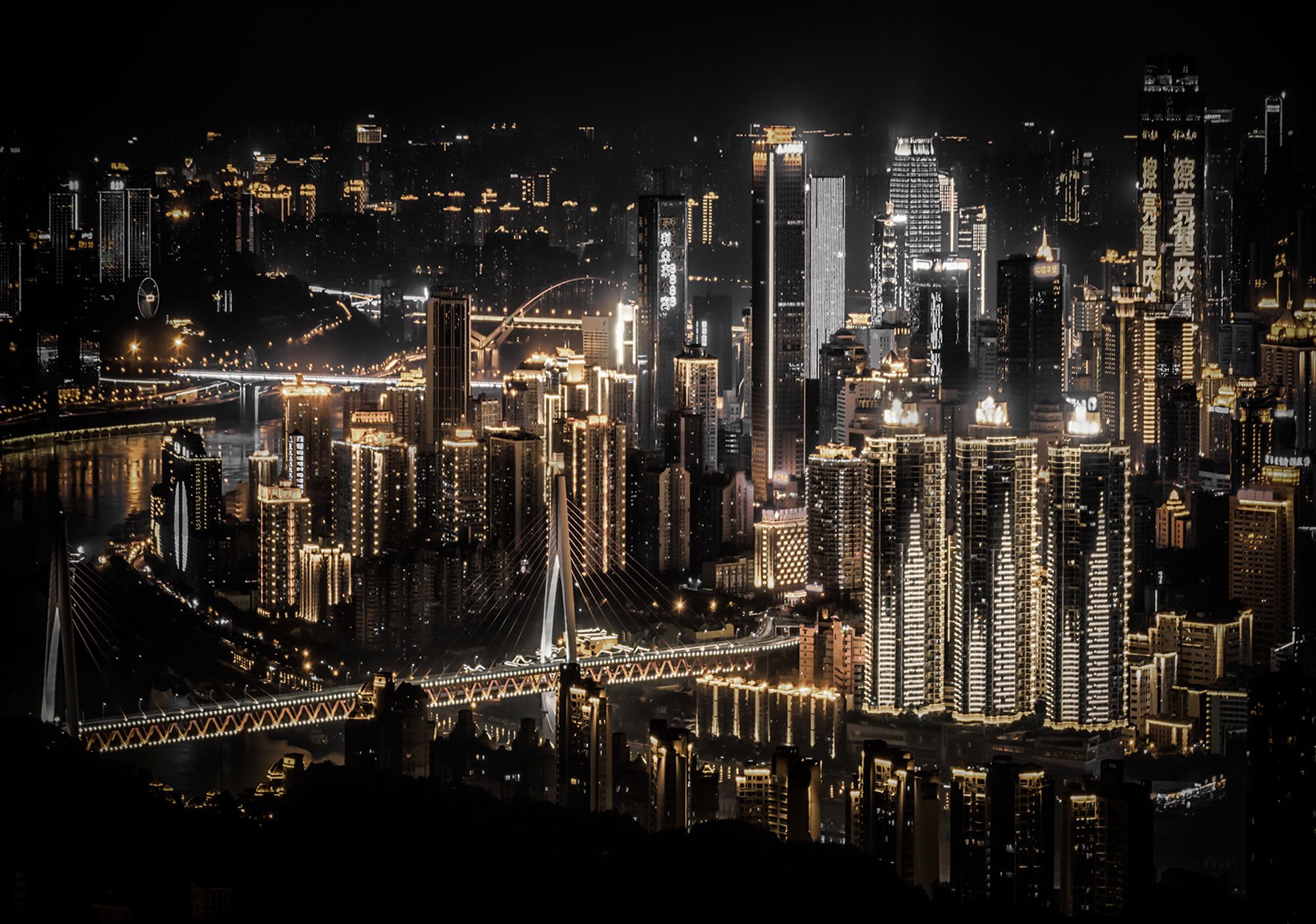 Fotótapéta: Éjszakai város (5) - 184x254 cm